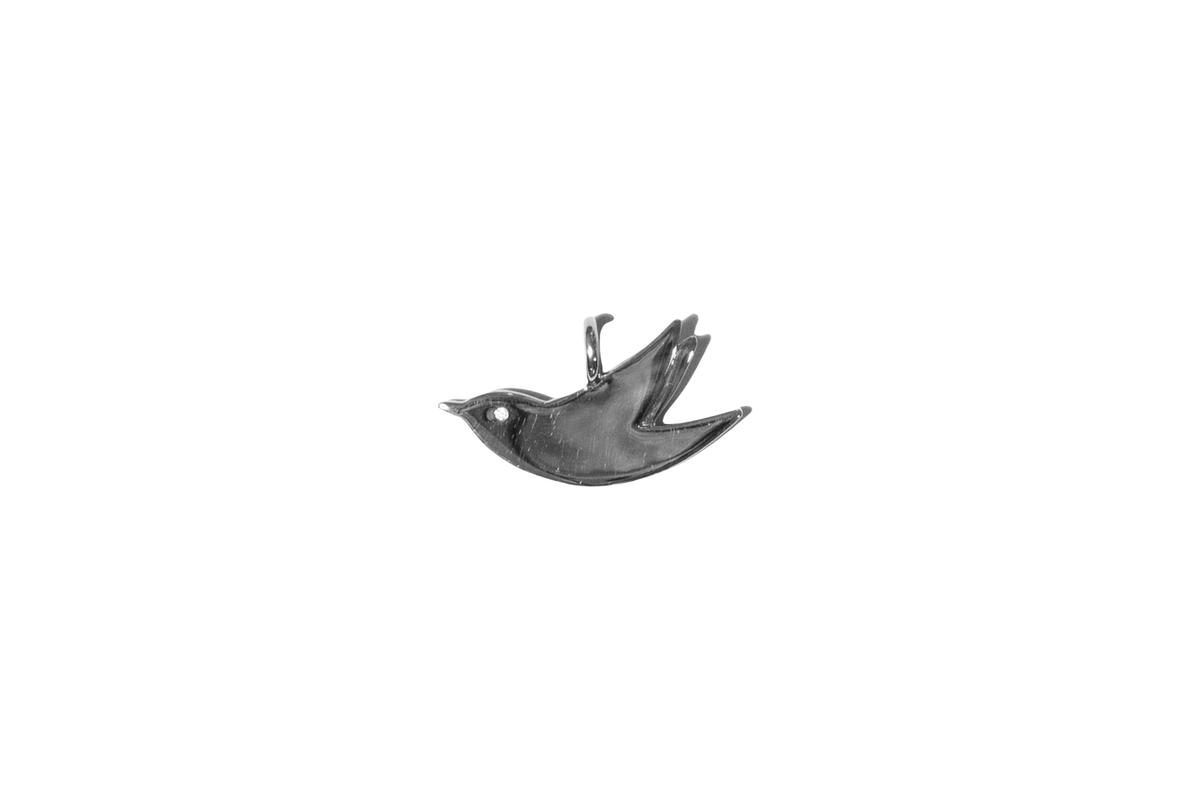 BIRD CHARM - silver