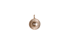 18k gold plated & sterling silver Jewelry SUN CHARM - gold